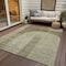 Homeroots 5' X 8' Taupe Beige And Tan Geometric Washable Indoor Outdoor Area Rug 582741 - alternate 5