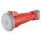 Hubbell Wiring IEC Pin & Sleeve, 30A 3-Phase 480V AC, 3-Pole 4-Wire, Female Receptacle HBL430R7W - alternate 4