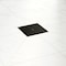 Hansgrohe RainDrain Brilliance Point Drain Set 4"x 4" Trim Tileable Rear Cover and Rough in Matte Black 56130671 - alternate 7