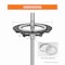 Beyond Solar Solar Wireless Flagpole Light, 32 Watt, 1260 Lumens, Auto Dusk-to-Dawn, 6000K 990206 - alternate 3