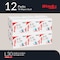 Wypall WypAll Dry Wipe, L30, 1/4 Fold, Moderate Absorbency, Good Wet Strength, White, 05812, 12 PK 05812 - alternate 3