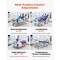 Vevor Premium 5 Function Full Electric Hospital Bed with Central Locking System YXZ-C5 - alternate 5