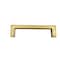 Laurey 96mm Square Pull, Aluminium- Satin Brass 88104 - alternate 3