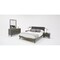 Homeroots 18" Solid Wood and Wood Two Drawer Nightstand 473010 - alternate 6