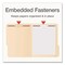Pendaflex Manila Fastener Folders, 1/3-Cut Tab: Assorted, Expands 0.75", 2 Fasteners, Letter Size, 50PK 1006993 - alternate 6