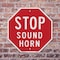Signmission Stop Sound Horn, 6 inch X 6 inch, Plastic Sign, 2PK OC-P-2PACK-6-12 - alternate 7