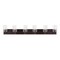 Jonathan Y Irving 40" 6-Light Seeded Glass/Iron Modern Contemporary LED Vanity Light, Oil Rubbed Bronze JYL7621E - alternate 4