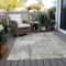 Homeroots 9' X 12' Beige And Gray Geometric Washable Indoor Outdoor Area Rug 618587 - alternate 8