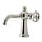 Kingston Brass One-Handle Single-Hole Bathroom Faucet with Push Pop-Up Drain, Polished Nickel KS3546RNK - alternate 1