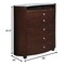 Homeroots 39" Solid Manufactured Wood Chest 366211 - alternate 4