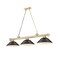 Z-Lite Cordon Heritage Brass 3 Light Billiard 2306-3HBR-SMB - alternate 1