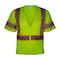 Reflective Apparel ANSI Type R Class 3 Value Mesh Vest 588ET-LM-3X - alternate 1