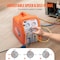 Vevor Portable 3/4 HP Refrigerant Recovery Machine for Vapor Liquid Refrigerant RR250 - alternate 5