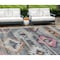 Homeroots 8' X 10' Gray Charcoal And Silver Southwestern Washable Indoor Outdoor Area Rug 588681 - alternate 1