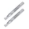 Powertec Single Flute End Mill 5/32 in. Spiral Router Bit, 5/32 in. Shank, 25/64 in. Cutting Length, 2PK 73041-P2N - alternate 1