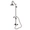 Kingston Brass Wall Mount Rain Drop Shower System with Hand Shower, Oil Rubbed Bronze CCK3665PX - alternate 1