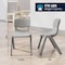 Flash Furniture Plastic Stacking School Chairs with 12 in Seat Height in Soft Gray, 10PK 10-YU-YCX-001-SFTGY-GG - alternate 7