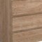 Homeroots 28" Oak Wood Freestanding Bathroom Vanity With White Sink And Three Drawers 627369 - alternate 4