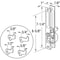 Prime-Line Prime-Line Chrome Metal Indoor and Outdoor Patio Door Handle Set C 1076 - alternate 2