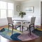 Homeroots 8' Green Purple And Pink Round Abstract Washable Indoor Outdoor Area Rug 604440 - alternate 4