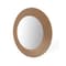 Homeroots 47" Gold Round Wood Framed Accent Mirror 372088 - alternate 4