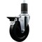 Service Caster 5'' Soft Rubber Swivel 1-5/8'' Expanding Stem Caster with Brake SCC-EX20S514-SRS-PLB-158 - alternate 1