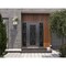 Vdomdoors Aluminum Door Iron 1601 Black Entry Steel Metal Classic Painted 60 x 80 (12+36+12 x 80)-Left Inswin IRON1601EXD-BLK-W12+36+12xH80-LH-I - alternate 5