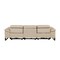 Homeroots 103" Beige Top Grain Leather Reclining Metal USB Sofa 720327 - alternate 5