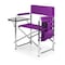 Picnic Time Family Of Brands Sports Chair, Purple 809-00-101-000-0 - alternate 1