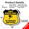 Signmission Video Surveillance Shield Sign We Prosec, 18 inch X 18 inch, Plastic Sign, 2PK SHI-P-2PACK-18-471 - alternate 3