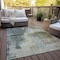 Homeroots 3' X 5' Sage Beige And Brown Abstract Washable Indoor Outdoor Area Rug 587320 - alternate 4