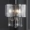 Jonathan Y Avah 13" Metal/Crystal Adjustable LED Drop Chandelier, Chrome JYL7465A - alternate 10
