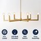 Jonathan Y Darcy 35" 6-Light Grand Modern Industrial Adjustable Geometric Architectural Square-Arm Candle-Style JYL9561A - alternate 6