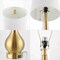 Jonathan Y Tyler 24" Modern Classic Gourd Iron LED Table Lamp w/Pull-Chain w/Dual USB Charging Port, Brass, 2PK JYL1127C-SET2 - alternate 6