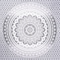Homeroots 92" X 84" Gray And White Mandala Cotton Hanging Tapestry 397401 - alternate 3