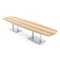 Skutchi Designs Arc Boat Conference Table, 45 in W, 168 in L, Brown HAR-ABOT-48x168-DOU-K525 - alternate 1