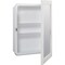 Zenith Wht 16'' Wx22'' Hx5 D Single Mirror Surface/Recess Mount Framed Medicine Cabinet W231 - alternate 1