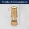 Kings County Tools Oil Lamp 8.5 in Decorative Miners Lamp with Antique-Style Solid Brass Body & Glass Chimney GW87A01-01 - alternate 6