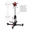 Sunex Telescopic Transmission Jack, 1000 lb. 7793B - alternate 2