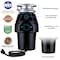 Eco Logic 1/2 HP Continuous Feed Garbage Disposal with White Sink Flange 10-US-EL-7-DS-3B-WH - alternate 4