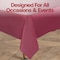 Smarty Had A Party 54 x 108 Burgundy Rectangular Disposable Plastic Tablecloths 96 Tablecloths, 96PK 813270-BR-CASE - alternate 7