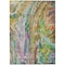 Homeroots 10' X 14' Green Gold And White Abstract Washable Indoor Outdoor Area Rug 577943 - alternate 7