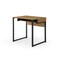 Homeroots 32" Natural and Black Writing Desk 543767 - alternate 4