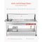 Vevor 8 Pans + 2 Pots Commercial Food Warmer Steam Table with Undershelf Shield SKT2*1/1-6*1/3-6L*2 - alternate 2