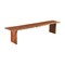Homeroots 60" Brown Solid Wood Live Edge Dining Bench 565289 - alternate 4