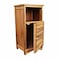 Happimess Serene 27.5"H Handcrafted Acacia Wood Bathroom Freestanding Floor Bathroom Storage Cabinet w/Louver SHF2001A - alternate 4