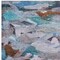 Homeroots 8' X 10' Blue Gray And Brown Abstract Washable Indoor Outdoor Area Rug 603122 - alternate 7