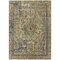 Homeroots 10' X 14' Artichoke Green And Denim Blue Medallion Washable Indoor Outdoor Area Rug 616045 - alternate 4