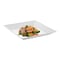 Smarty Had A Party 12" x 12" White Square with Groove Rim Plastic Serving Trays (24 Trays), 24PK 7915-CASE - alternate 6