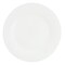Gibson Ultra White Shadow 6 Piece 10 Inch Opal Glass Dinner Plate Set in White 142394.01 - alternate 3
